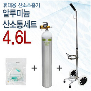 의료용 산소공급기 오투케어-500(4.6리터 5.8KG)[휴대용], 1개