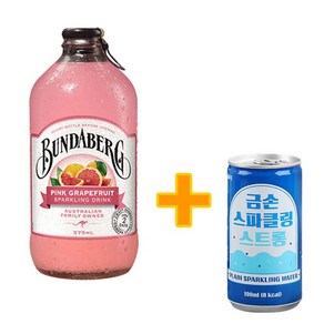 [1+1] 분다버그 핑크자몽 375ml + 탄산수 190ml, 1세트