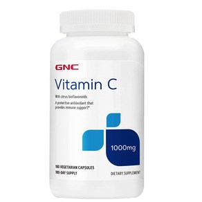 GNC 비타민 C 1000mg 시트러스 바이오후라보노이드 180정 (캡슐) GNC Vitamin C with citus 180caps, 1개