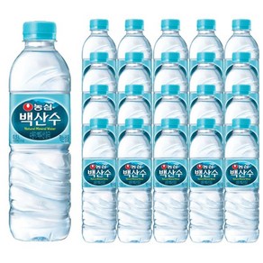 농심 백산수 생수, 20개, 500ml