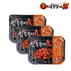 신쭈꾸미 500g 매콤한맛 양념 쭈꾸미볶음 간편조리 매운음식, 3개