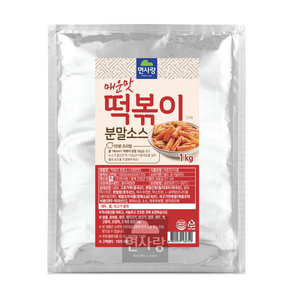 매운맛 떡볶이 분말소스 1kg 면사랑 실온, 1개