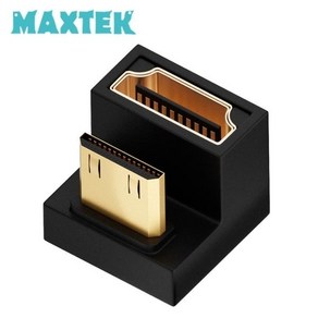 무배 MT489 Mini HDMI to HDMI2.1 M/F변환젠더U형하향, 1개