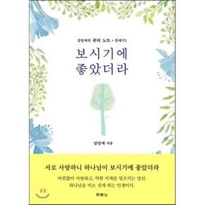 보시기에 좋았더라, 두란노서원