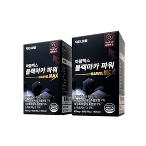 닥터마블 마블맥스 블랙마카 파워, 60정, 2개