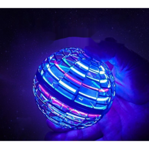 UFO 풀라잉볼 부메랑 LED 스핀 라이트공 야외 장난감(kc안전인증제품), 1개, 블루