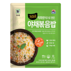 사조 가마솥 야채볶음밥, 8개, 180g