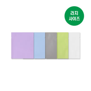 [소프트팩] 무광 클라우드 드립백 L사이즈 (100장), 화이트 L, 100개