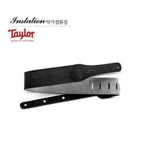 테일러 Taylo 누벅블랙 스웨디드 어쿠스틱 통기타 일렉기타 고급가죽스트랩 2.5인치, 1개