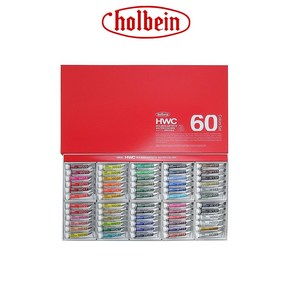 holbein 홀베인 수채화 물감 60색세트, 60개, 5ml