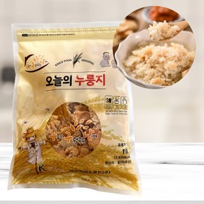 옛날 구수한 가마솥 누룽지 끓여먹는 맛있는 누릉지 간식 스낵 쌀누룽지 1kg, 1개, 1개