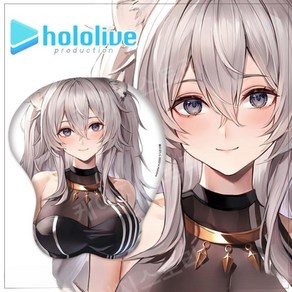 hololive 홀로라이브 시시로 보탄 3D 실리콘 마우스 패드, 1개