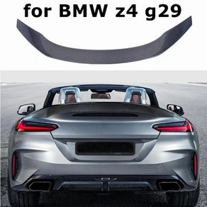 BMW Z4 G29 2 문짝 쿠페 TRD 스타일 리어 트렁크 부트 스포일러 2020 리얼 탄소 섬유 자동차 윙, 02 FRP unpainted, 1.FRP unpainted