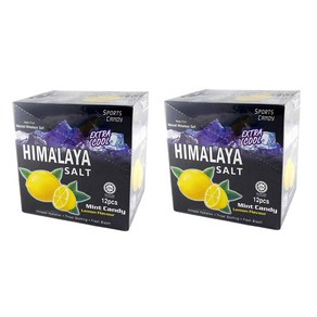 2 Box Big Foot Natual Himalaya Salt Mint Candy - Lemon Flavou 2박스 빅풋 천연 히말라야 소금 민트 캔디 - 레몬맛(총 24개, 1개, 544.31g