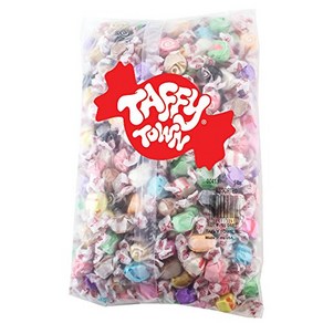 Taffy Town Assoted Goumet Salt Wate Taffy 5 Lb Bag 타피타운 다양한 고급 소금물 타피 5파운드 가방, 1개, 2.27kg