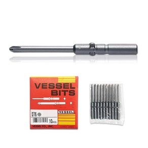 VESSEL D76 1X3X60 (10EA) 483121 베셀비트 전동비트, 10개