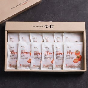 [맛딜]감말랭이 선물세트 1호 (감말랭이 50gX12팩), 1세트, 600g