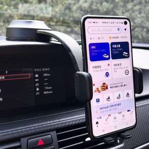 뉴밸류 흡착식 차량용 대쉬보드 핸드폰거치대, 블랙, 1개