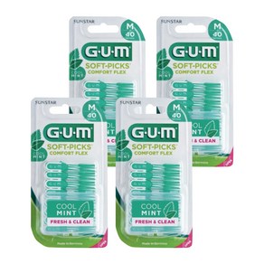 GUM 검 치간칫솔 코스트코 소프트픽 컴포트플렉스 민트형 40개입, 4개, 1개입