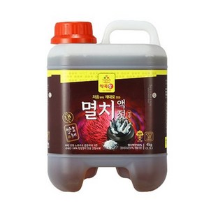 약목참 멸치액젓 김장용 업소용 젓갈 액젓, 1개, 4kg