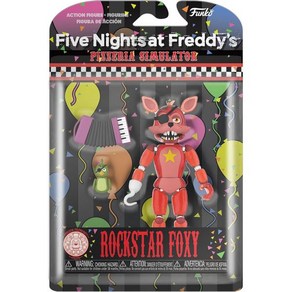 Funko 액션 피규어: 프레디의 피자 시뮬레이터에서의 5박 - Rocksta Foxy, 1개