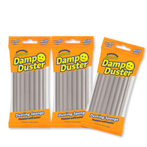 [100%정품] 스크럽대디 먼지 더스트 청소 스펀지 Scub Daddy Damp Duste, 3개
