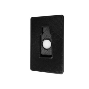 YubiKey용 JILINWEI 신용 카드 크기 케이스 Yubikey 5/5C NFC 보호용 검정색 카드 홀더, 1개