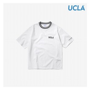 UCLA 립 넥 라인 라운드 반팔 티셔츠(UX5ST27)