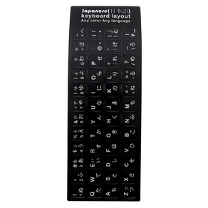 JAPAN 일본어 키보드 레이아웃 스티커 KEYBOARD LAYOUT STICKER