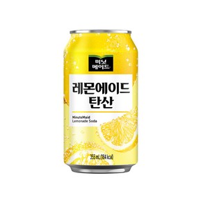 미닛메이드 레몬에이드 탄산 355ml x 24캔, 없음, 24개