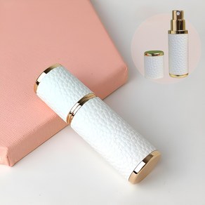 VIVVIV 5ml 고급스러운 휴대용 향수공병, 1개, 화이트