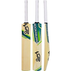 KOOKABURRA Cicket Bat Kahuna Podigy 100 Kashmi KOOKABURRA 크리켓 배트 Kahuna Podigy 100 카슈미르 버드나무(짧은, White-Geen, 1개