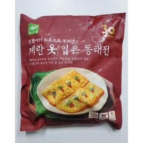 계란옷입은동태전 1kg (36.5g ), 1개