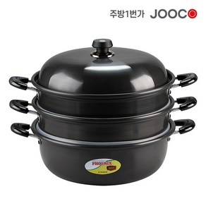 주방1번가 주코(JOOCO) 다목적 찜솥 3단 4P 찜솥 찜냄비 찜통 다용도, 36cm(지름), 4개