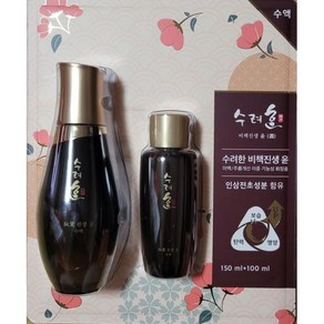 스킨케어수려한 비책진생 윤 수액 150ml 100ml 미백 주름개선관리, 1개