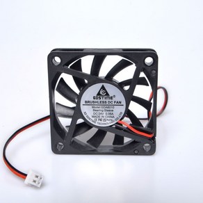 60x60x10 DC 24V FAN 쿨링팬 Sleeve, 2개, 1개