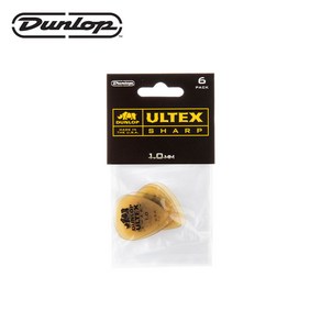 던롭 피크 울텍스 샤프 1.0MM 6개입 ULTEX SHARP 6EA PICK 1.0MM, 6개