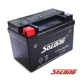 소롱배터리 델리로드100용 소롱배터리YTX9-BS(12V9A) 밧데리, 1개