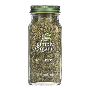 심플리 오가닉 Simply Organic Garlic Pepper 마늘 후추 106g (3.73oz)