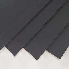 대화제지 검정 하드보드지 전지 흑지 밍크 합지 블랙 보드 1.8T 1200g 20매 재단 가능 1092 x 788