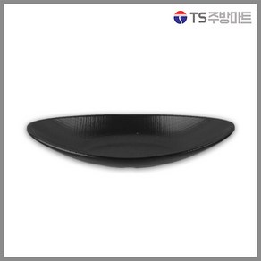 [돌산멜라민] 체크(흑) - 타원접시볼 (업소용그릇 멜라민그릇 예쁜그릇 식당접시 멜라민볼 멜라민찬기 검정색그릇), 블랙 1호 (DS-7826), 1개