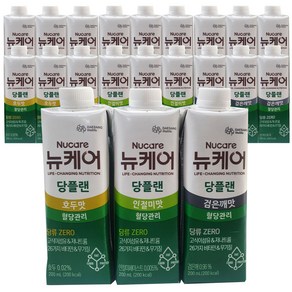 뉴케어 당플랜 3종혼합 (6팩씩18팩) 호두맛 인절미맛 검은깨맛, 1박스, 200ml