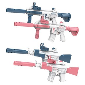 전동 워터건 충전식 자동 물총 AK47 M416, AK47블루