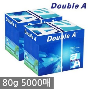 더블에이 A4 복사용지(A4용지) 80g 2500매 2BOX, 5000개, A4용지