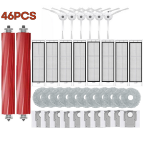 호환 로보락 Q evo 메인브러쉬 사이드 물걸레 필터 더스트백, 1개, 1년 풀패키지