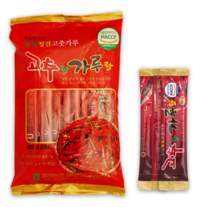 [정품 청양농협 청양고추가루] 24년 햇 고춧가루 간편한 스틱 고추가루, 10개, 10g