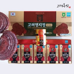 [고려홍삼] 고려홍삼 영지버섯정 골드250g 영지정50g x 5병 영지버섯 영지차 영지차 영지액 고려영지, 250g, 1세트