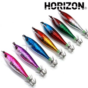 HORIZON 울트라 레이저 에기 갑오징어에기 쭈꾸미에기 문어에기 5개 10개 세트, 블루, 25g