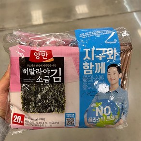 동원 양반 ECO 히말라야 소금김, 20개, 4g