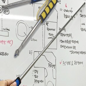 학교선생남강의봉 늘어나는막대기 중요문구가르키기 스펀지손잡이 금속스틱 25.5-140CM, 1개